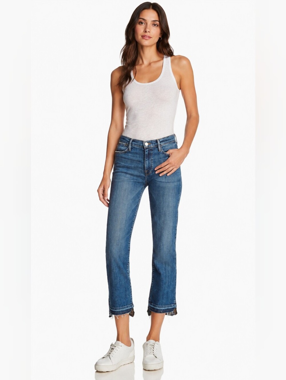 ❤️ FRAME DENIM LE HIGH STRAIGHT JEANS IN FOSTER WASH, 2 (26)